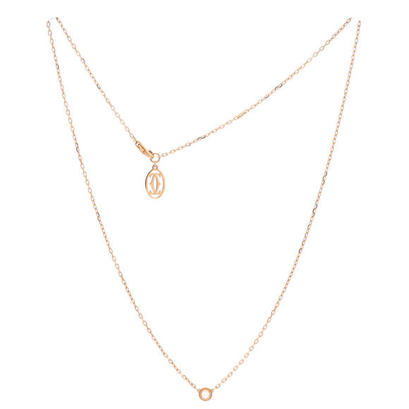 Cartier Small Cartier D'Amour Pendant Necklace 18K Rose Gold with Diamond - Picture 3 of 4